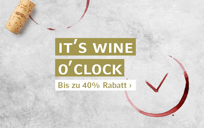 It's wine o'clock
