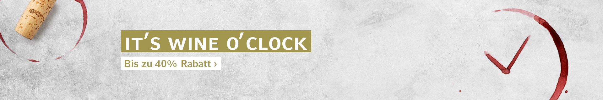 It's wine o'clock