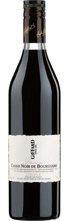 Cassis Noir de Bourgogne Liqueur Premium Giffard 700