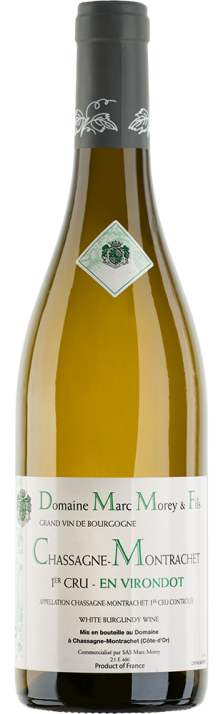 2023 Chassagne-Montrachet En Virondot 1er Cru AOC Blanc Grand Vin de Bourgogne Domaine Marc Morey & Fils 750 2023 Chassagne-Montrachet En Virondot 1er Cru AOC Blanc Grand Vin de Bourgogne Domaine Marc Morey & Fils 750