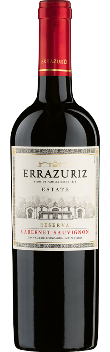 2019 Cabernet Sauvignon Estate Reserva Valle del Maipo-Valle de Aconcagua Viña Errázuriz 750 2019 Cabernet Sauvignon Estate Reserva Valle del Maipo-Valle de Aconcagua Viña Errázuriz 750