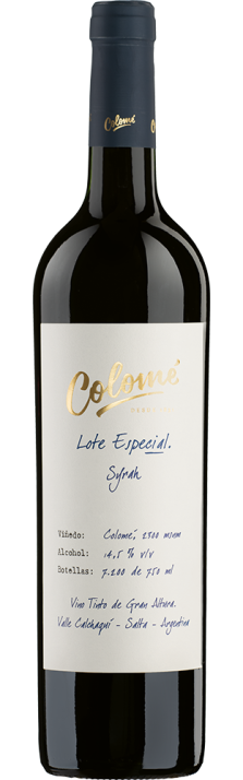 2020 Syrah Lote Especial Valle Calchaquí Bodega Colomé 750
