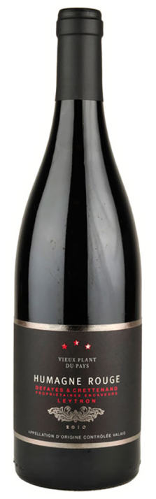 2021 Humagne Rouge Valais AOC Cave Défayes & Crettenand 750