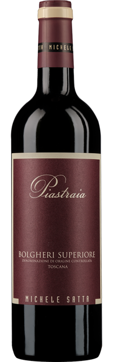 2022 Piastraia Bolgheri Rosso DOC Superiore Michele Satta 750