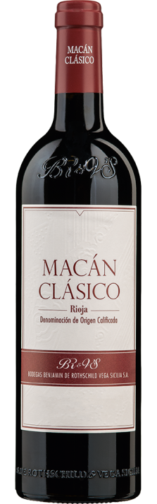 2017 Macán Clásico Rioja DOCa Bodegas Benjamin de Rothschild & Vega Sicilia 750.00