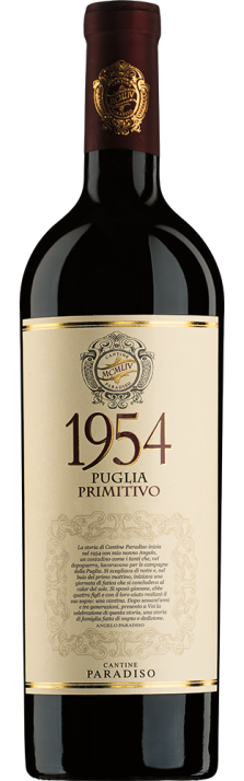 2019 1954 Primitivo Puglia IGP Vinolea Paradiso 750.00