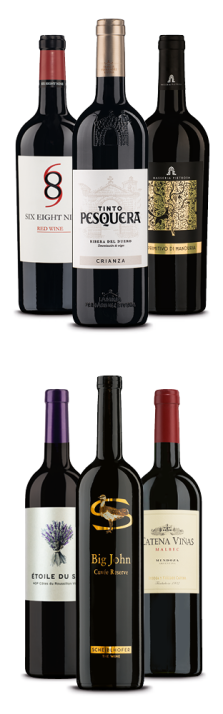 Weinabo Rotwein Sélection Abonnement vins rouges Sélection 4500.00
