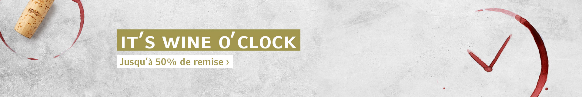 It's wine o'clock
