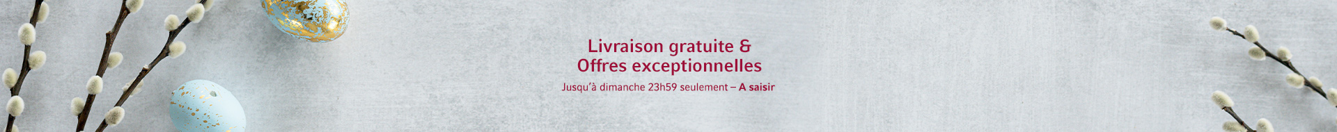 Livraison gratuite Livraison gratuite