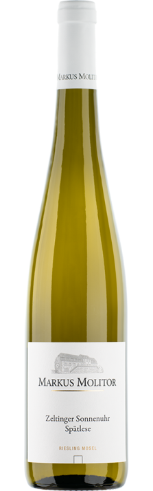 2021 Riesling Spätlese Weisse Kapsel Zeltinger Sonnenuhr Weingut Markus Molitor 750 2021 Riesling Spätlese Weisse Kapsel Zeltinger Sonnenuhr Weingut Markus Molitor 750