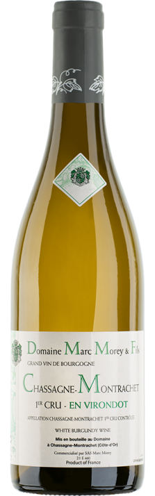 2023 Chassagne-Montrachet En Virondot 1er Cru AOC Blanc Grand Vin de Bourgogne Domaine Marc Morey & Fils 750
