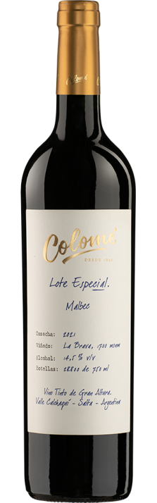 2021 Malbec Lote Especial La Brava Valle Calchaquí Bodega Colomé 750