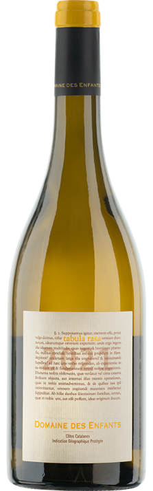 2021 Tabula Rasa Côtes Catalanes IGP Domaine des Enfants 750