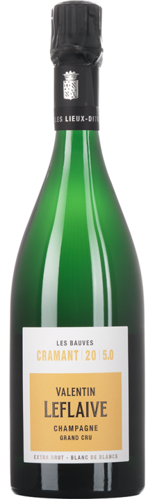 Champagne Blanc de Blancs Extra Brut Grand Cru Cramant Les Bauves 20/5.0 Valentin Leflaive 750 Champagne Blanc de Blancs Extra Brut Grand Cru Cramant Les Bauves 20/5.0 Valentin Leflaive 750