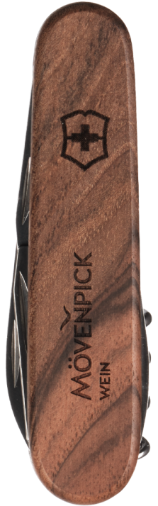 Taschenmesser / Couteau de poche Spartan Wood Logo Mövenpick