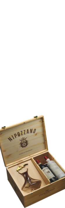 2017 Set Castello Nipozzano Lux 2x75 cl Nipozzano - 2x75 cl Montesodi 1 Dekanter / Carafe 1 Zapfenzieher / Tire-bouchon 3000.00
