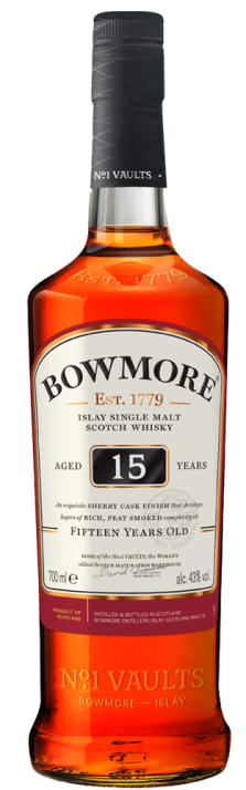 Whisky Bowmore 15 Years Single Islay Malt 700.00