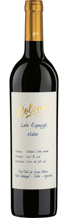 2019 Malbec Lote Especial Valle Calchaquí Bodega Colomé 750.00