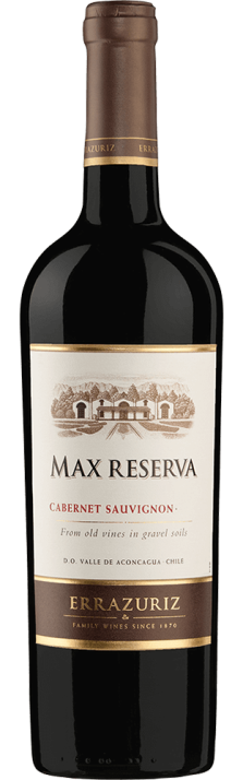 2011 Cabernet Sauvignon Max Reserva Valle de Aconcagua Viña Errázuriz 750.00 2011 Cabernet Sauvignon Max Reserva Valle de Aconcagua Viña Errázuriz 750.00