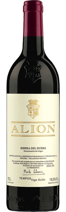2011 Alión Ribera del Duero DO Bodegas y Viñedos Alión Grupo Vega Sicilia 750.00
