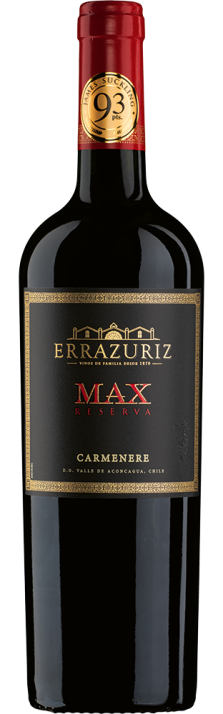 2016 Carmenère Max Reserva Valle de Aconcagua DO Viña Errázuriz 750.00