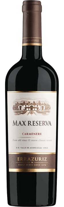 2012 Carmenère Max Reserva Valle de Aconcagua Viña Errázuriz 750.00