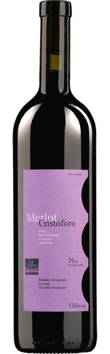 2013 Cristoforo Merlot Ticino DOC Azienda La Costa 750.00