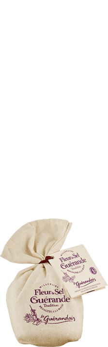 Fleur de sel de Guérande Le Guérandais Leinen-Säcklein-Sachet lin 125 g Salines de Guérande Fleur de sel de Guérande Le Guérandais Leinen-Säcklein-Sachet lin 125 g Salines de Guérande