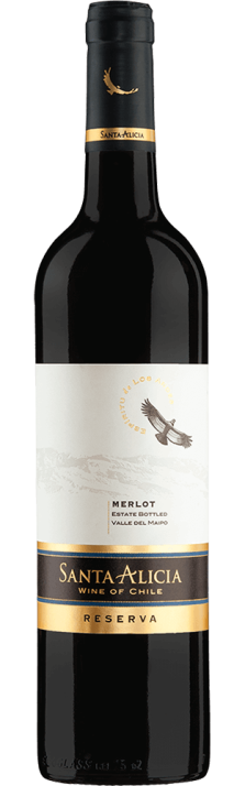 2016 Merlot Reserva Valle del Maipo Viña Santa Alicia 750.00