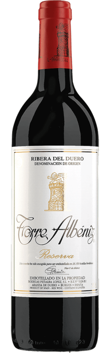 2013 Torre Albéniz Reserva Ribera del Duero DO Bodegas Peñalba Lopez (Bio) 750.00 2013 Torre Albéniz Reserva Ribera del Duero DO Bodegas Peñalba Lopez (Bio) 750.00