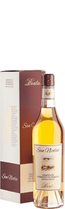 Grappa di Nebbiolo da Barolo San Nicolao Distilleria Berta 500.00