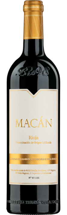 2020 Macán Rioja DOCa Bodegas Benjamin de Rothschild & Vega Sicilia 1500 2020 Macán Rioja DOCa Bodegas Benjamin de Rothschild & Vega Sicilia 1500
