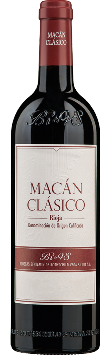 2013 Macan Clásico Rioja DOCa Bodegas Benjamin de Rothschild & Vega Sicilia 750.00 2013 Macan Clásico Rioja DOCa Bodegas Benjamin de Rothschild & Vega Sicilia 750.00