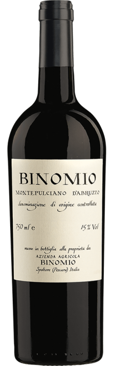 2009 Montepulciano d'Abruzzo DOC Azienda Agricola Binomio 750.00 2009 Montepulciano d'Abruzzo DOC Azienda Agricola Binomio 750.00