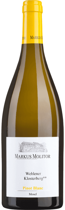 2014 Pinot Blanc** Wehlener Klosterberg Weingut Markus Molitor 750.00 2014 Pinot Blanc** Wehlener Klosterberg Weingut Markus Molitor 750.00