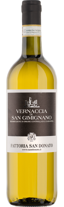 2015 Vernaccia San Gimignano DOCG Fattoria San Donato (Bio) 750.00 2015 Vernaccia San Gimignano DOCG Fattoria San Donato (Bio) 750.00