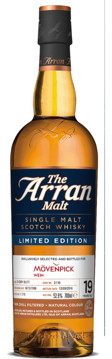 1996 Whisky Arran Sherry Butt Selection Mövenpick Single Island Malt 700.00