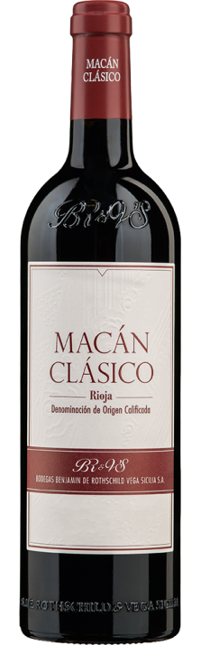 2016 Macán Clásico Rioja DOCa Bodegas Benjamin de Rothschild & Vega Sicilia 6000.00