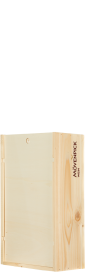 Holzkiste / Caisse Bois 2 x 75 cl Logo Mövenpick