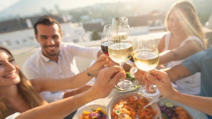 Sommerlaune mit Freunden