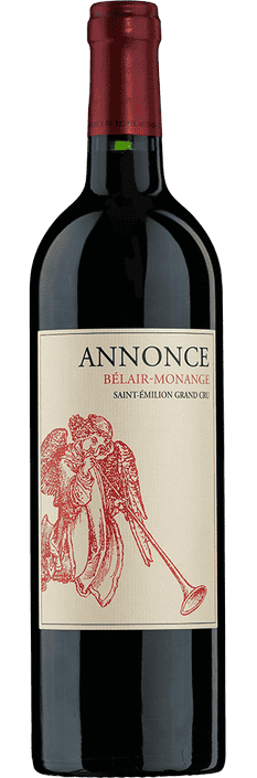 2021 Annonce Bélair-Monange Grand Cru St-Emilion AOC Second vin du Château Bélair Monange
