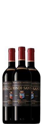 Brunello di Montalcino Riserva DOCG 3x 75 cl 1995, 2006, 2011 Tenuta Greppo Biondi-Santi
