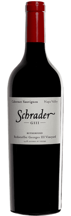 2018 Cabernet Sauvignon GIII Georges III Vineyard Beckstoffer Rutherford Napa Valley Schrader Cellars