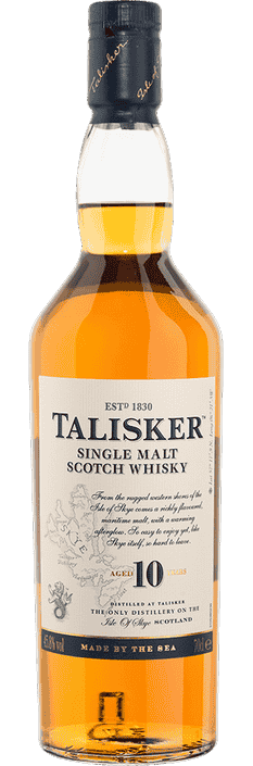 Whisky Talisker 10 Years Single Isle of Skye Malt Classic Malts Scotland