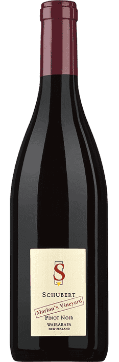 2017 Pinot Noir Marion's Vineyard Wairarapa Schubert Wines (Bio)