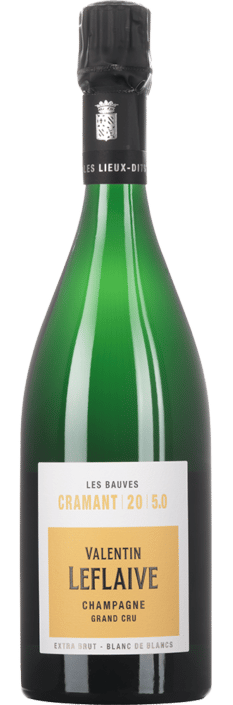 Champagne Blanc de Blancs Extra Brut Grand Cru Cramant Les Bauves 20/5.0 Valentin Leflaive