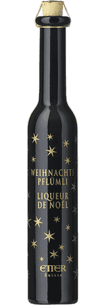 Weihnachtspflümli/Liqueur de Noël Pflaumenlikör mit Gewürzen Liqueur prune aux épices Distillerie Etter