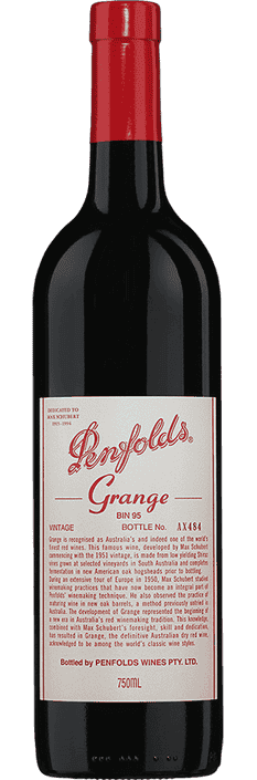 2015 Shiraz Grange Bin 95 Penfolds