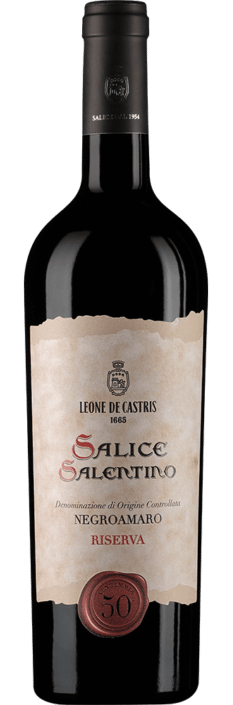 2021 Salice Salentino DOC Negroamaro Riserva 50° vendemmia Leone de Castris