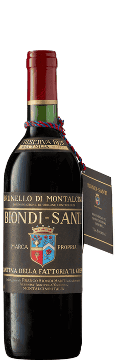 1975 Brunello di Montalcino Riserva DOCG Tenuta Greppo Biondi-Santi